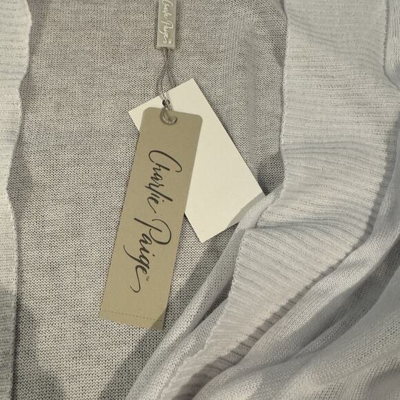 Charlie Paige Beachy Coastal Open Cardigan Kimono Size S Lightweight Minimalist - Picture 4 of 9